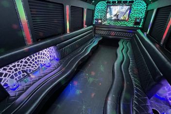 Bartlett Limo Bus Interior